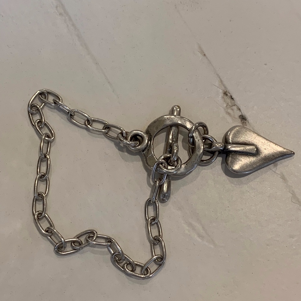 Silver Heart Bracelet